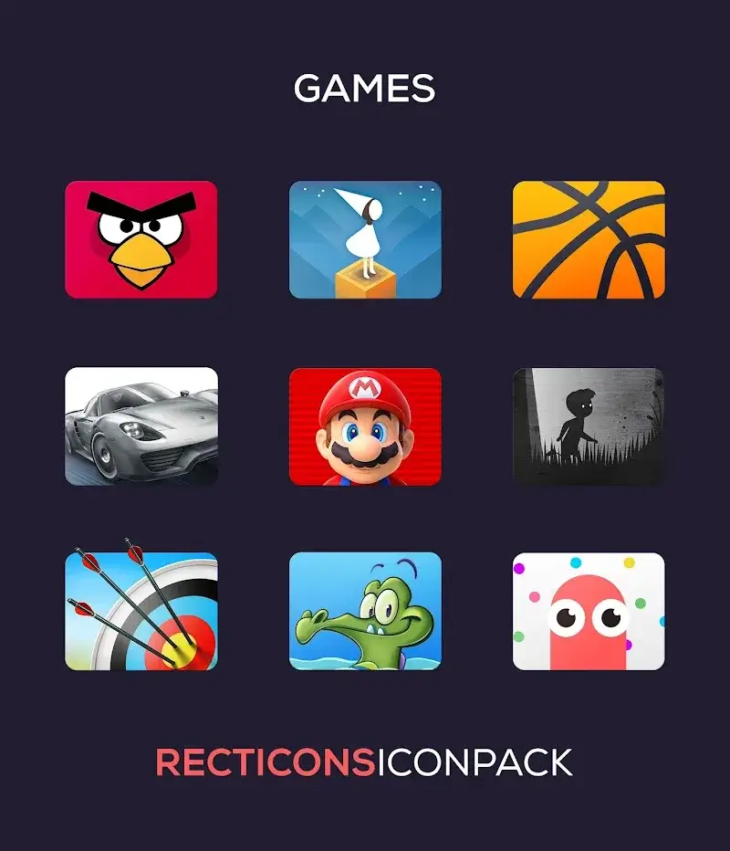 Recticons – Icon Pack captura 6