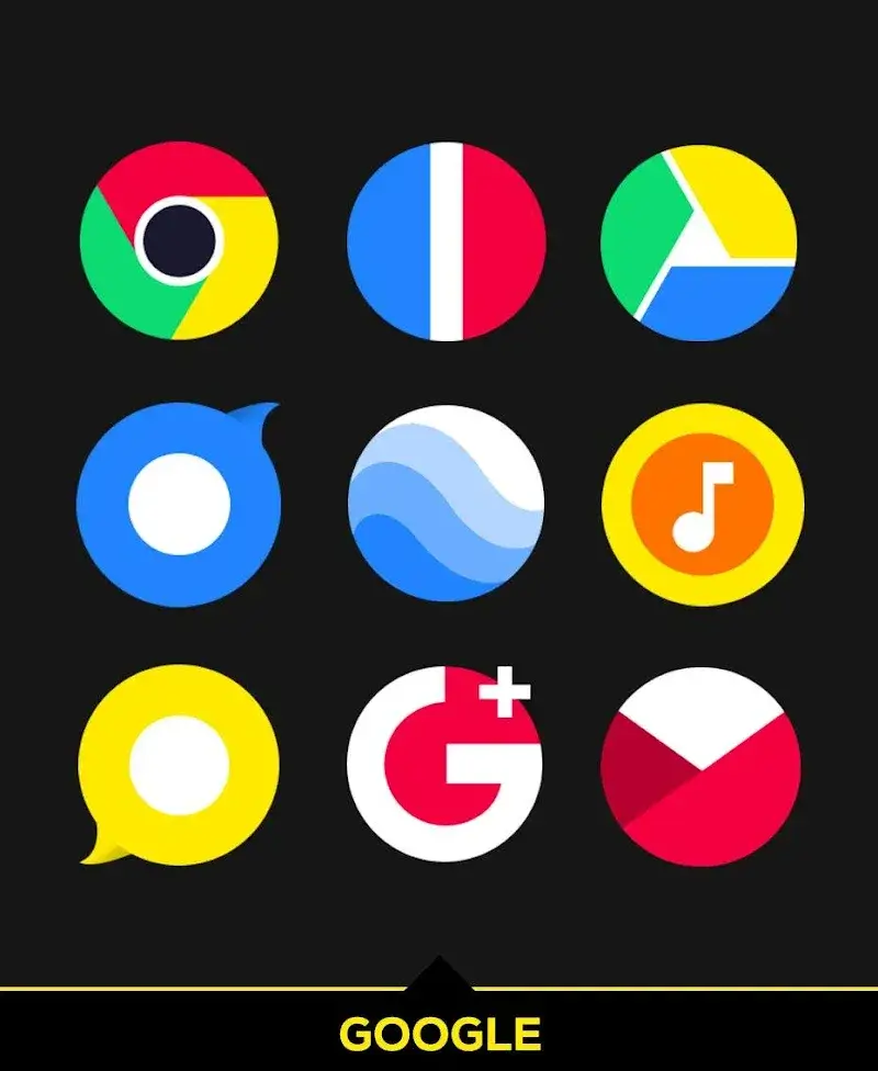 Captura de pantalla de Simplicon Icon Pack 1