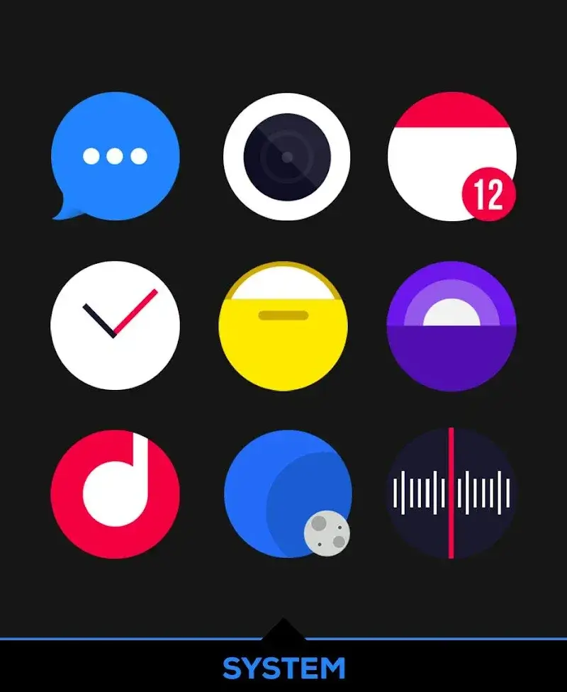 Captura de pantalla de Simplicon Icon Pack 2