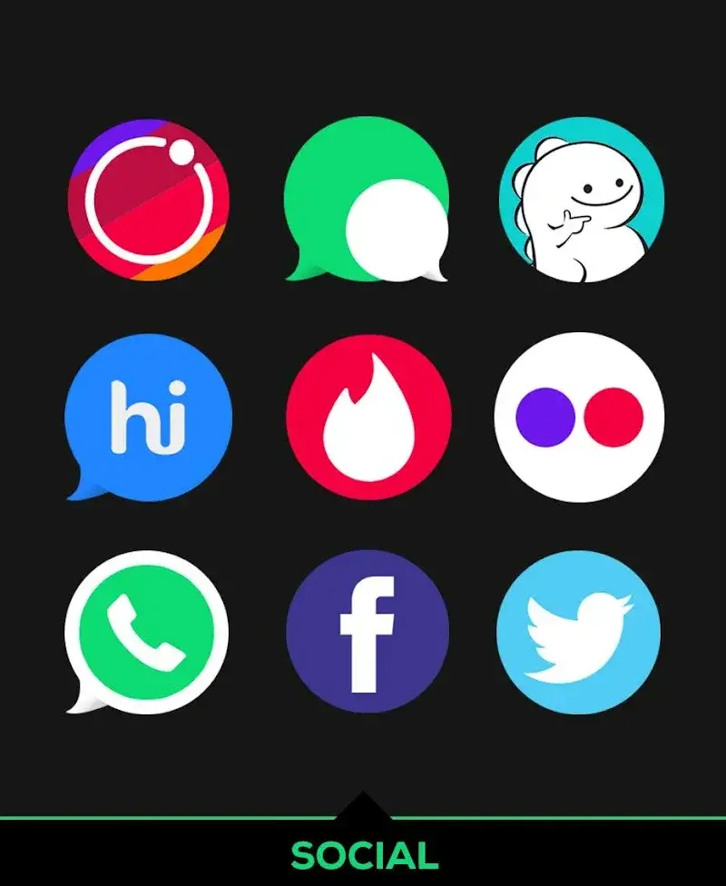 Captura de pantalla de Simplicon Icon Pack 3