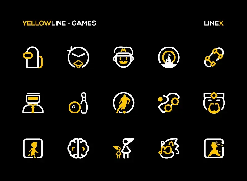 YellowLine Icon Pack: LineX - Capture d'écran 5