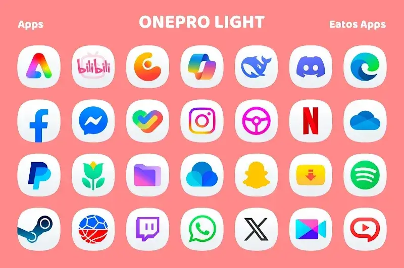 Aperçu OneLight 8 - Icon Pack 4