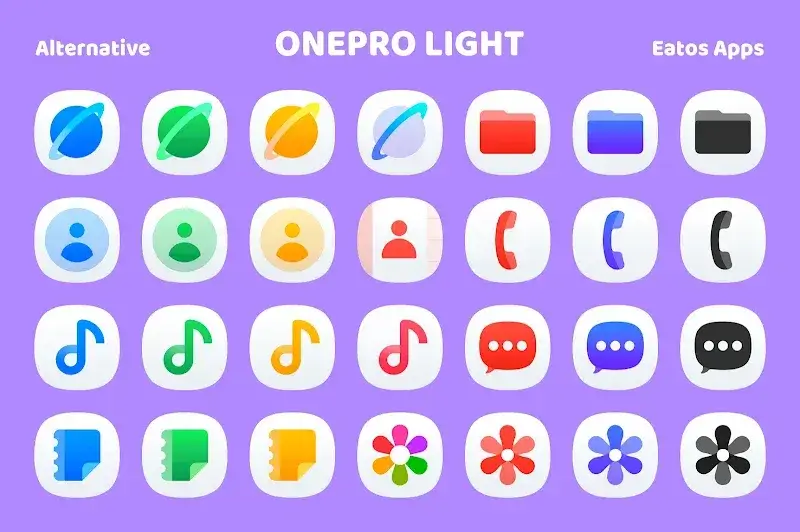Aperçu OneLight 8 - Icon Pack 3