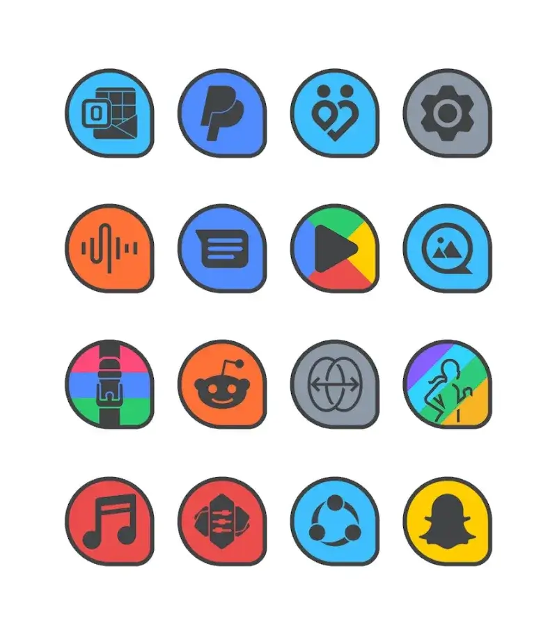 Drop  Dark - Icon Pack screenshot 3