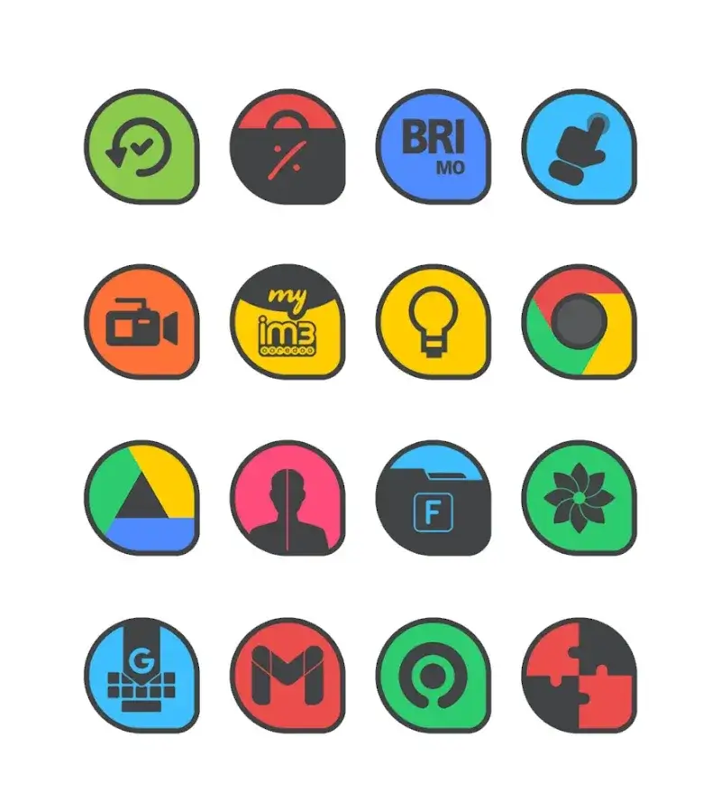 Drop Dark - Icon Pack screenshot 6