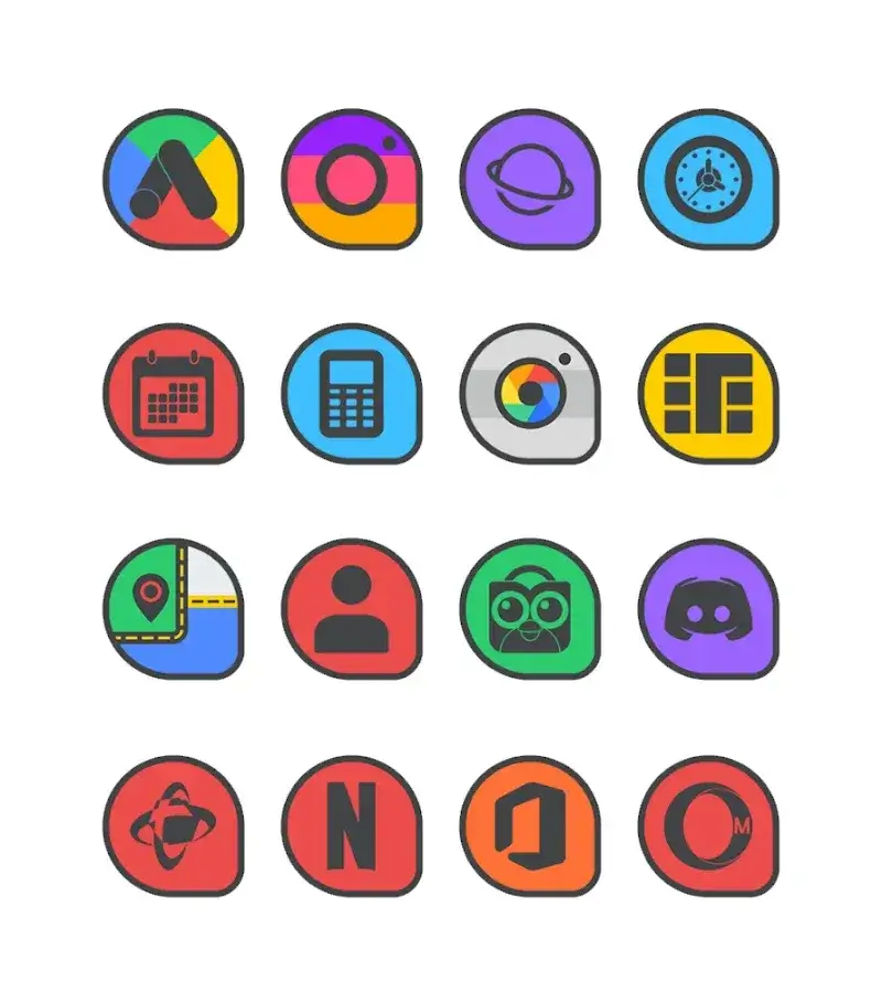 Drop Dark - Icon Pack screenshot 2