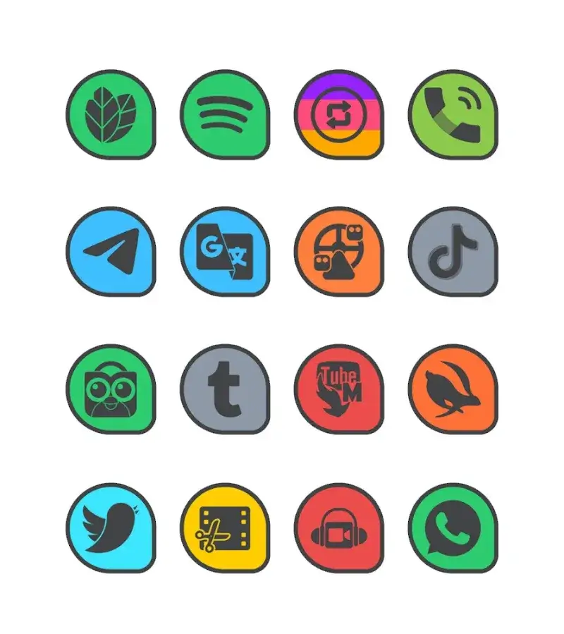 Drop Dark - Icon Pack screenshot 4
