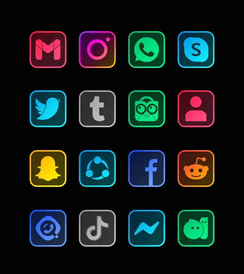 Square Clear - Icon Pack screenshot 3