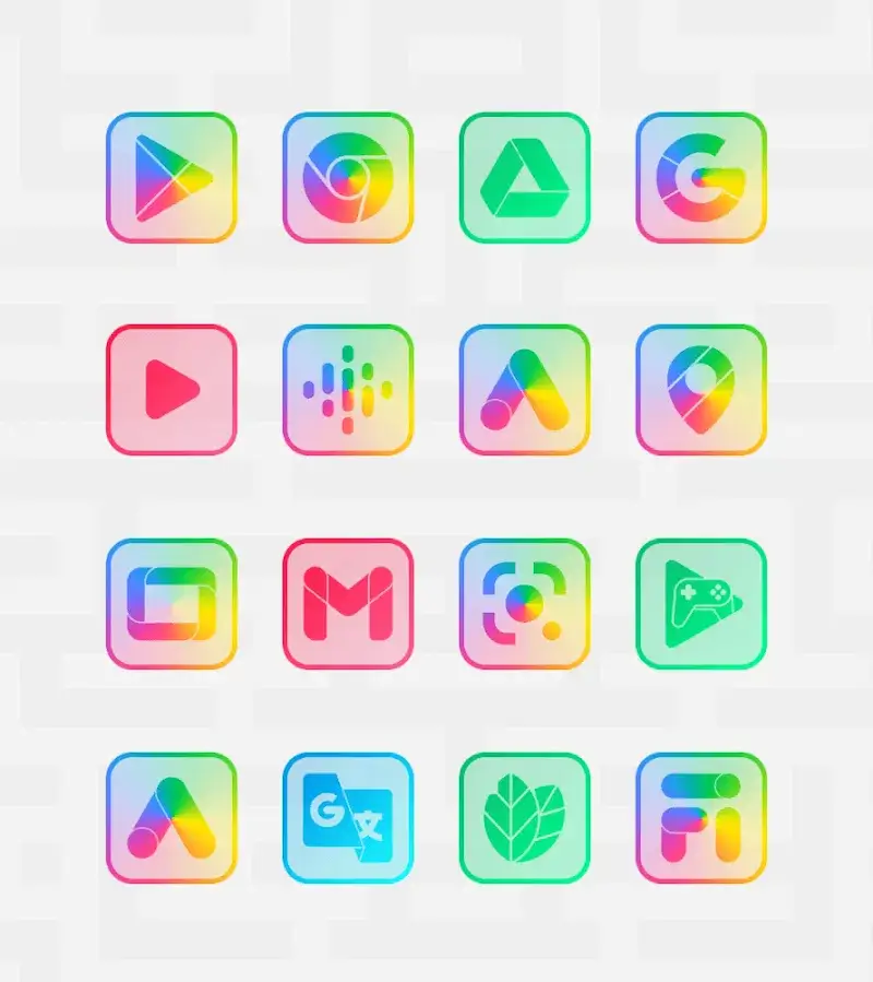 Square Clear - Icon Pack screenshot 2