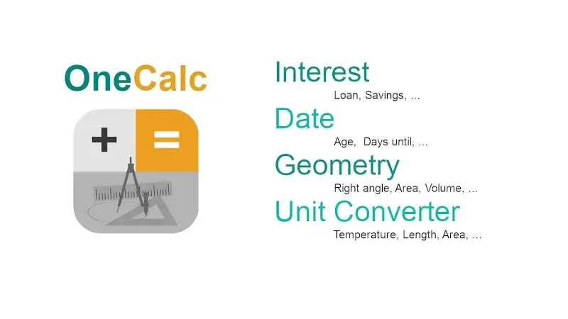 Tangkapan layar OneCalc+ All-in-one Calculator 2