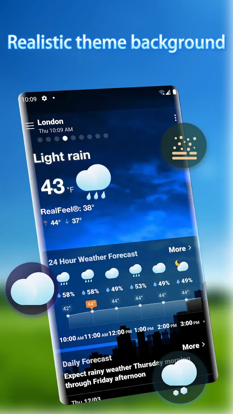 Local Weather Alerts – Widget screenshot 2