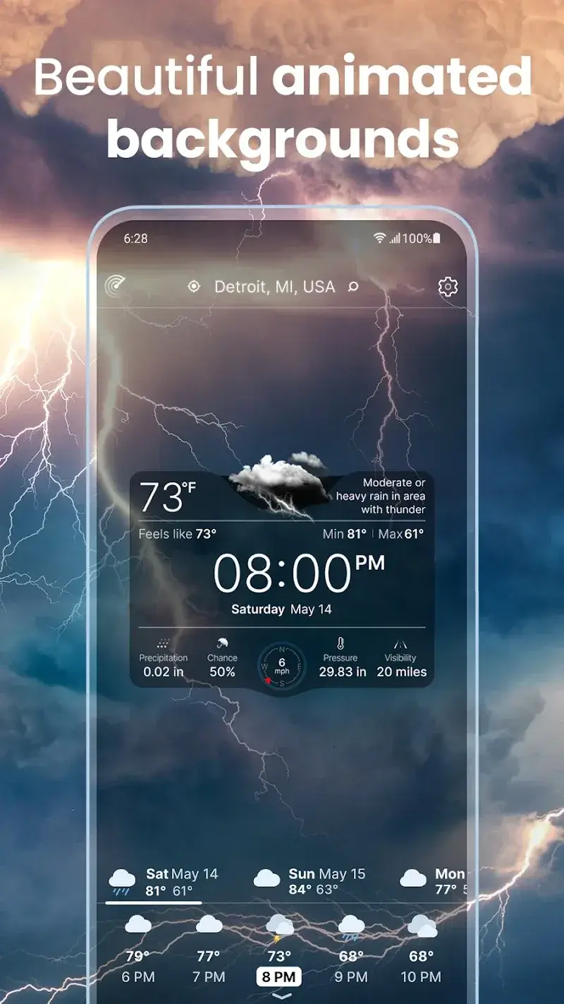 Weather Live v7.8.6 APK Screenshot Preview 3