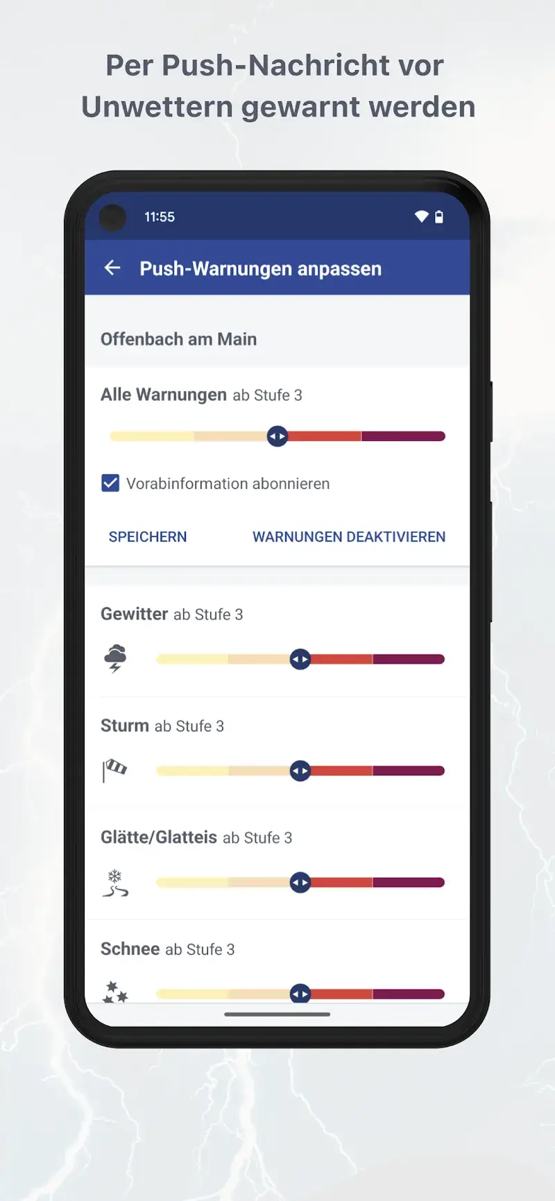 WarnWetter screenshot 3