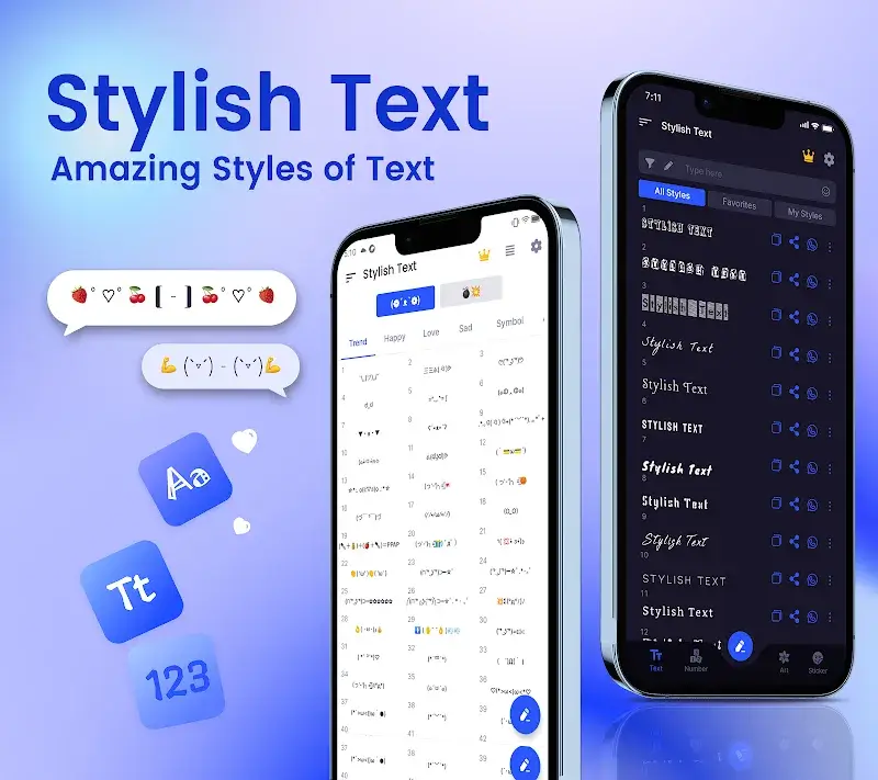 Stylish Text: Cute Fonts Style screenshot 1