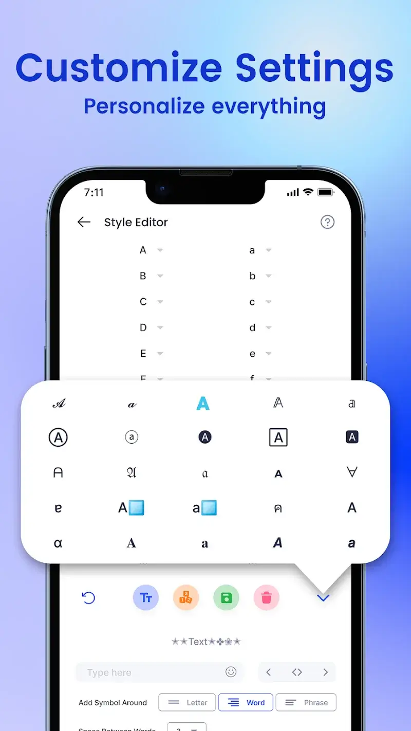Stylish Text: Cute Fonts Style screenshot 6