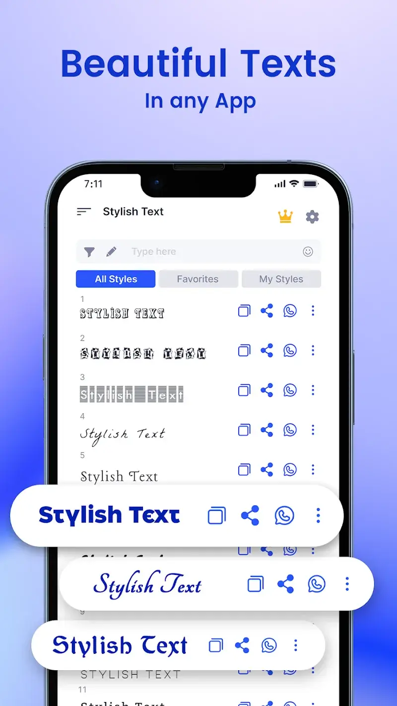 Stylish Text: Cute Fonts Style screenshot 3