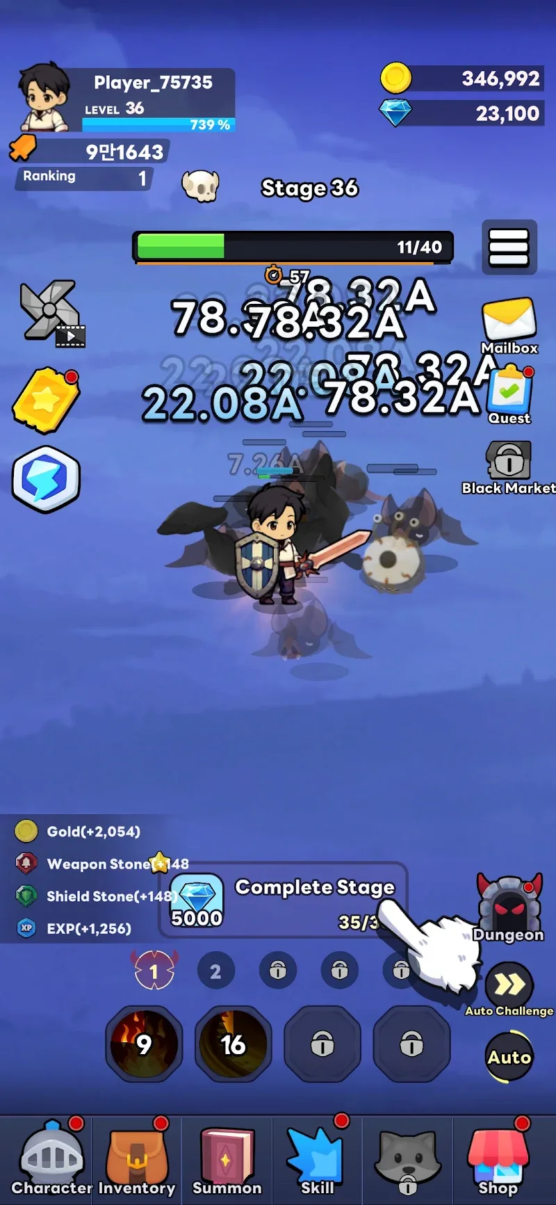 Pratinjau gameplay Webtoon Hero 6
