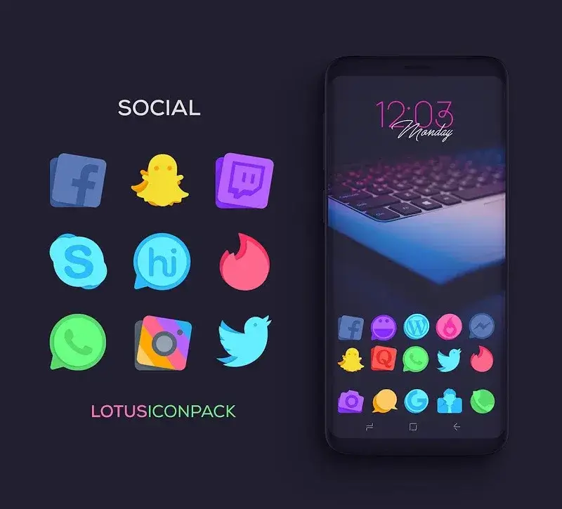 Lotus Icon Pack screenshot 6