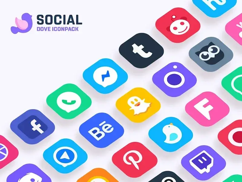Dove Icon Pack captura 3