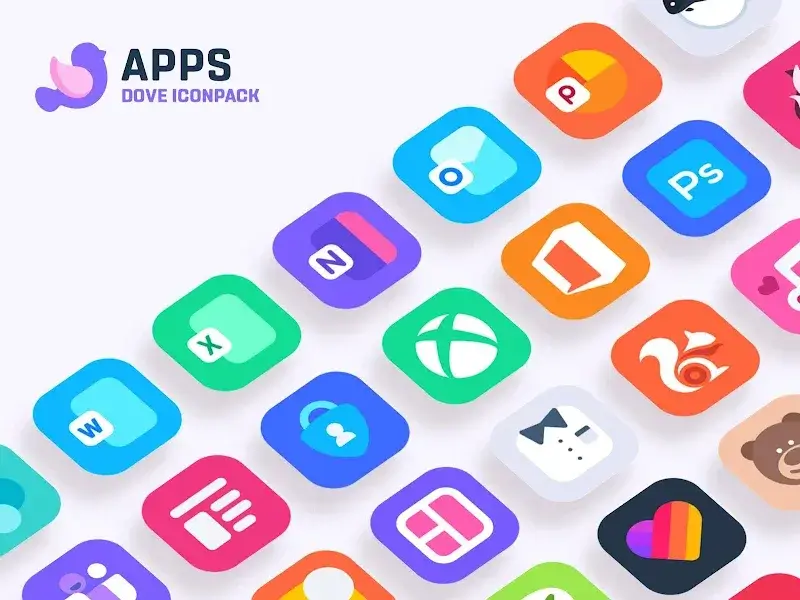 Dove Icon Pack captura 4
