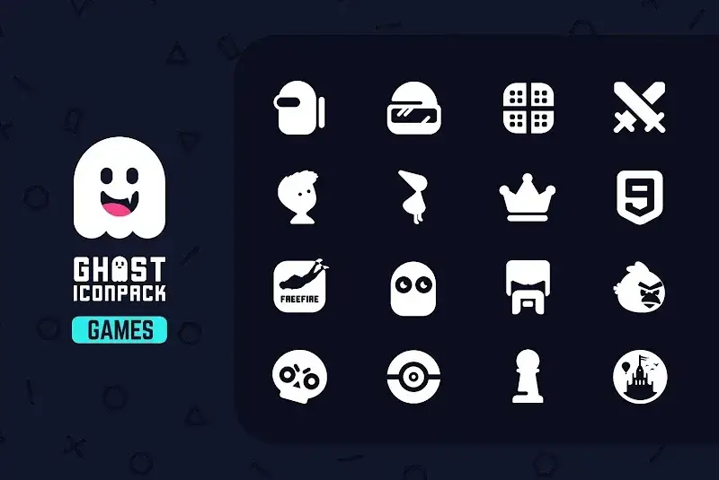 Ghost IconPack screenshot 6