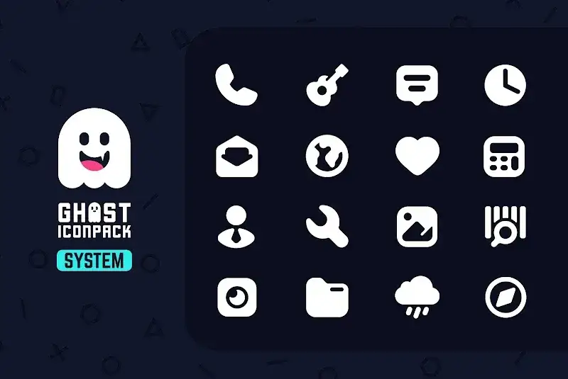 Ghost IconPack screenshot 2