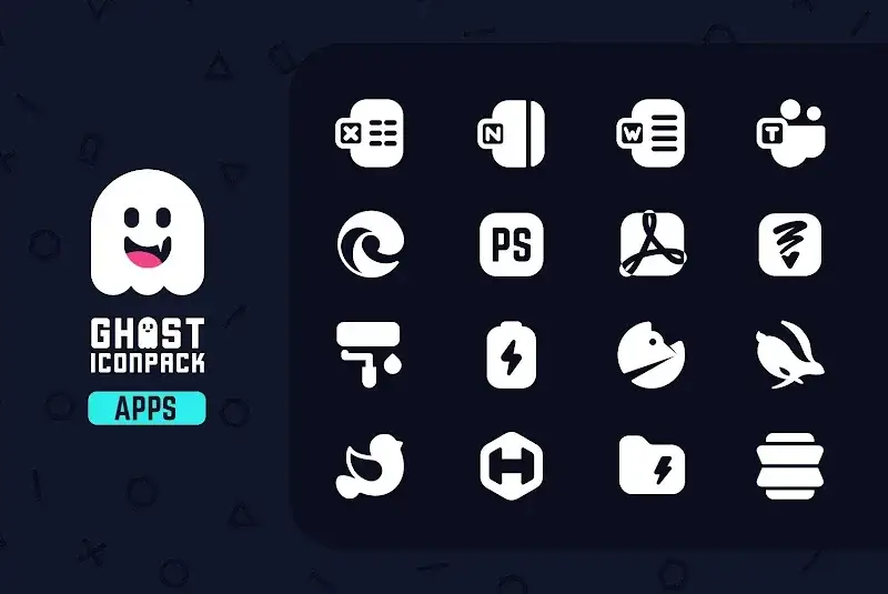 Ghost IconPack screenshot 4