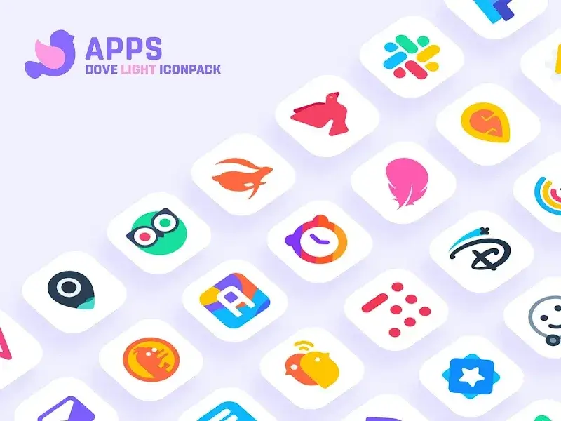 Dove Light: Icon Pack Screenshot 5