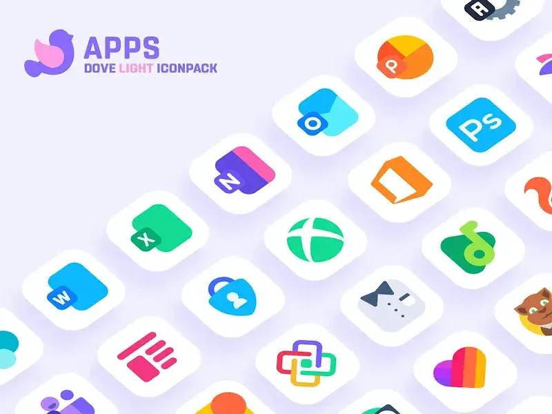 Dove Light: Icon Pack Screenshot 4