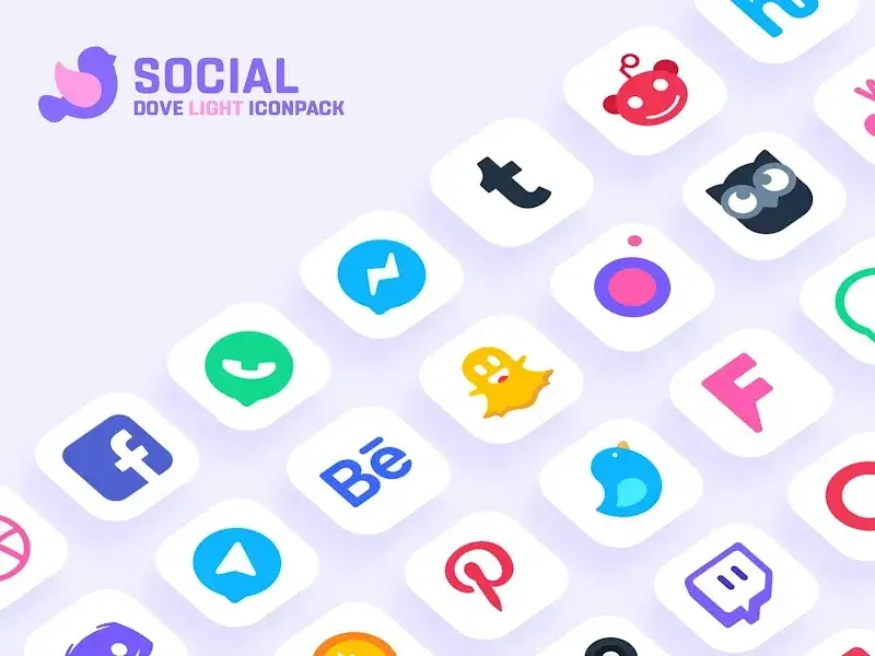 Dove Light: Icon Pack Screenshot 3