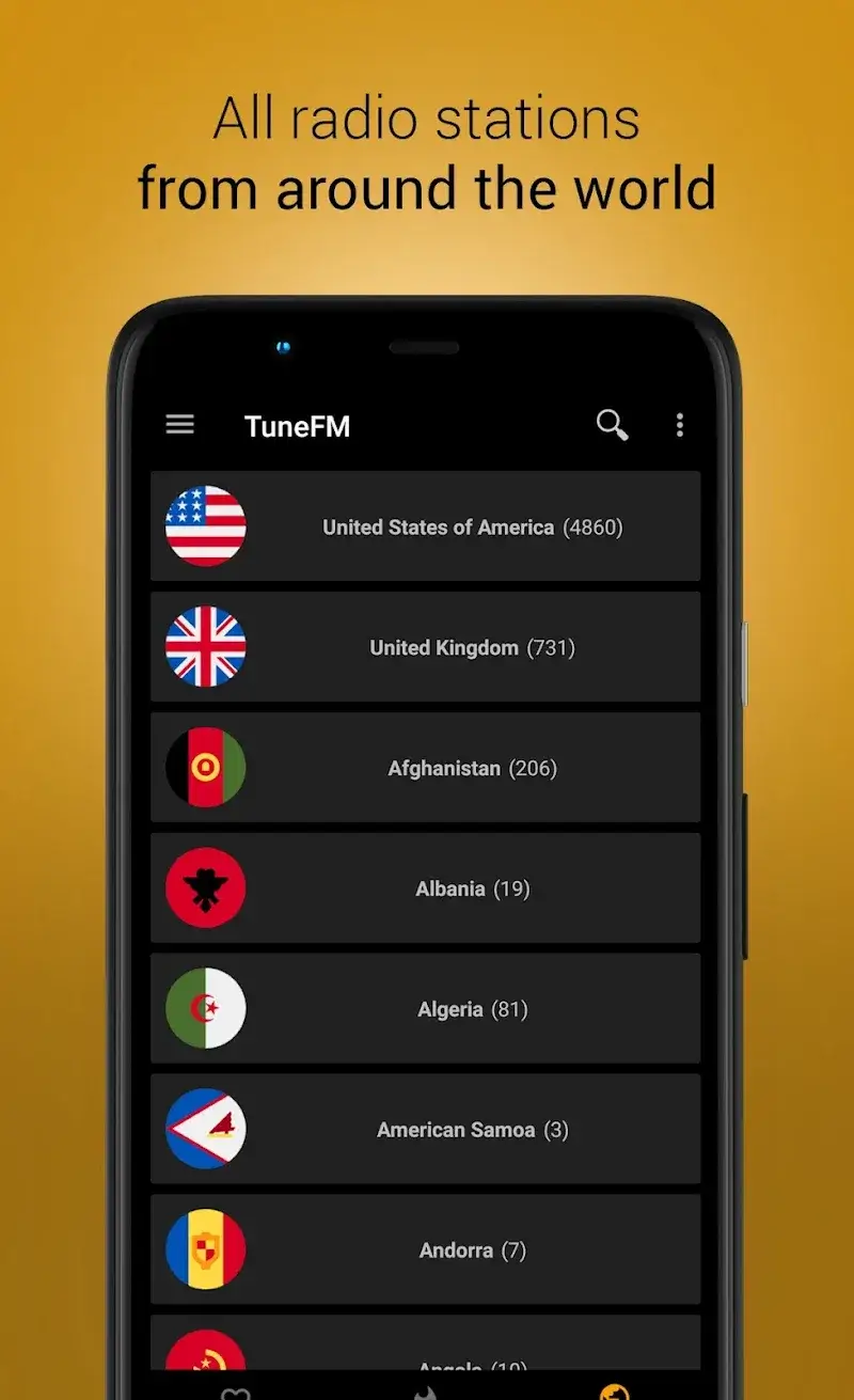TuneFm captura de pantalla 5