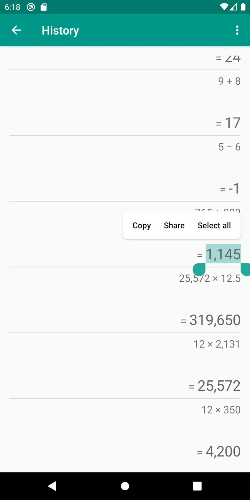 Capture d'écran de Calculator: SimpleCalc+ 5