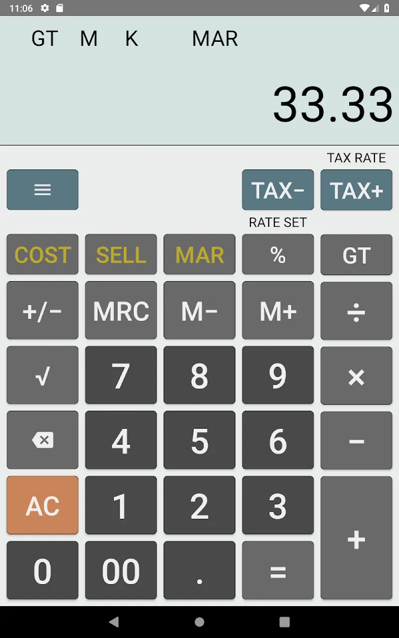 Capture d'écran de Calculator: SimpleCalc+ 6