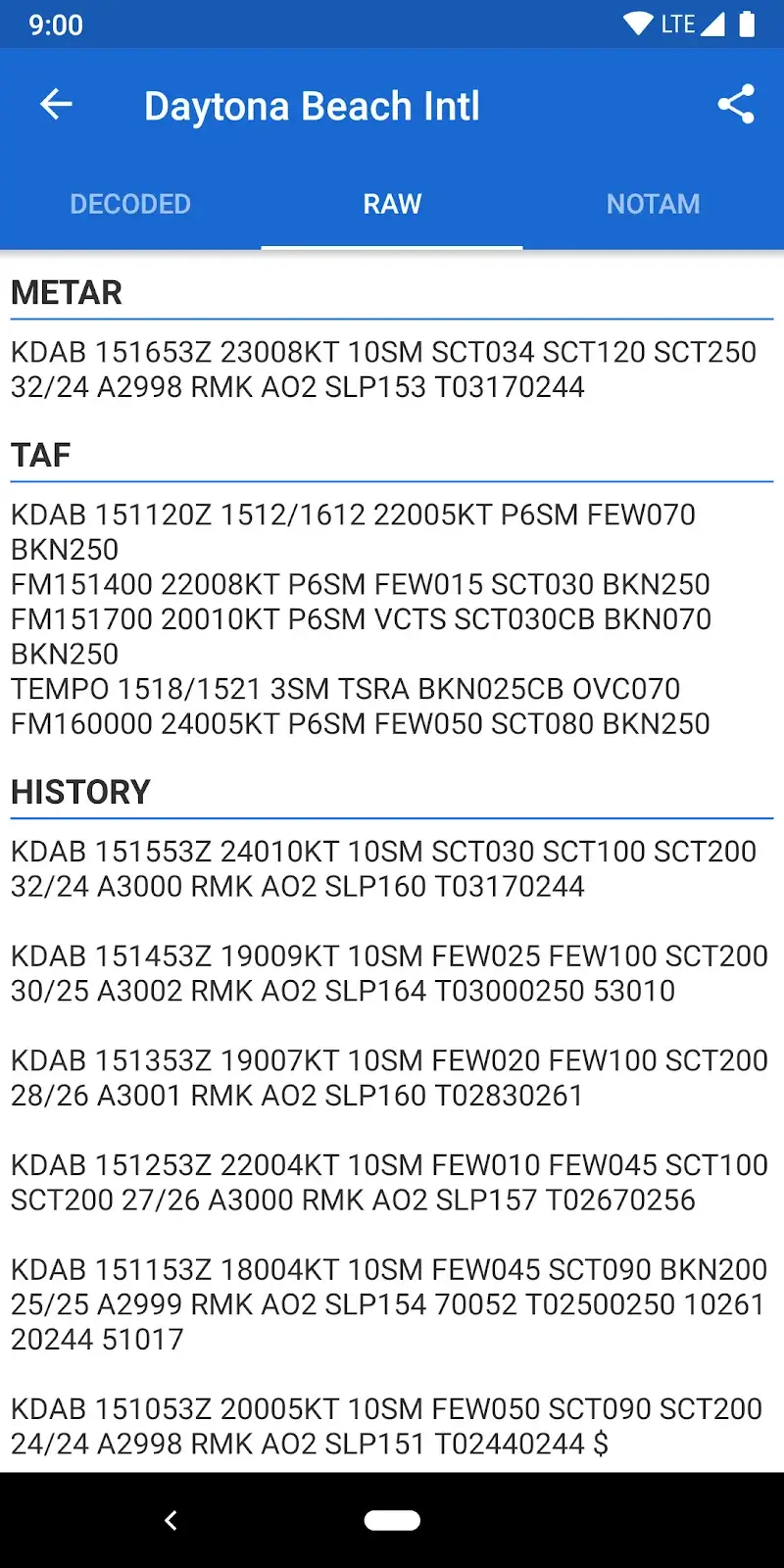 Avia Weather screenshot 3