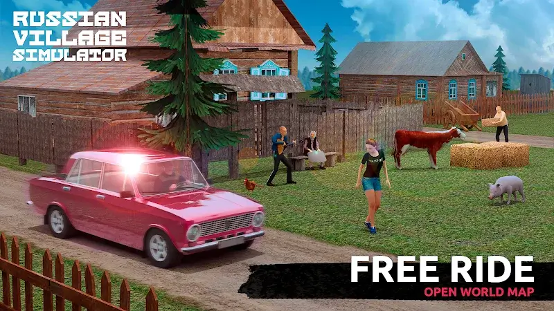 Russian Village Simulator 3D screenshot 2