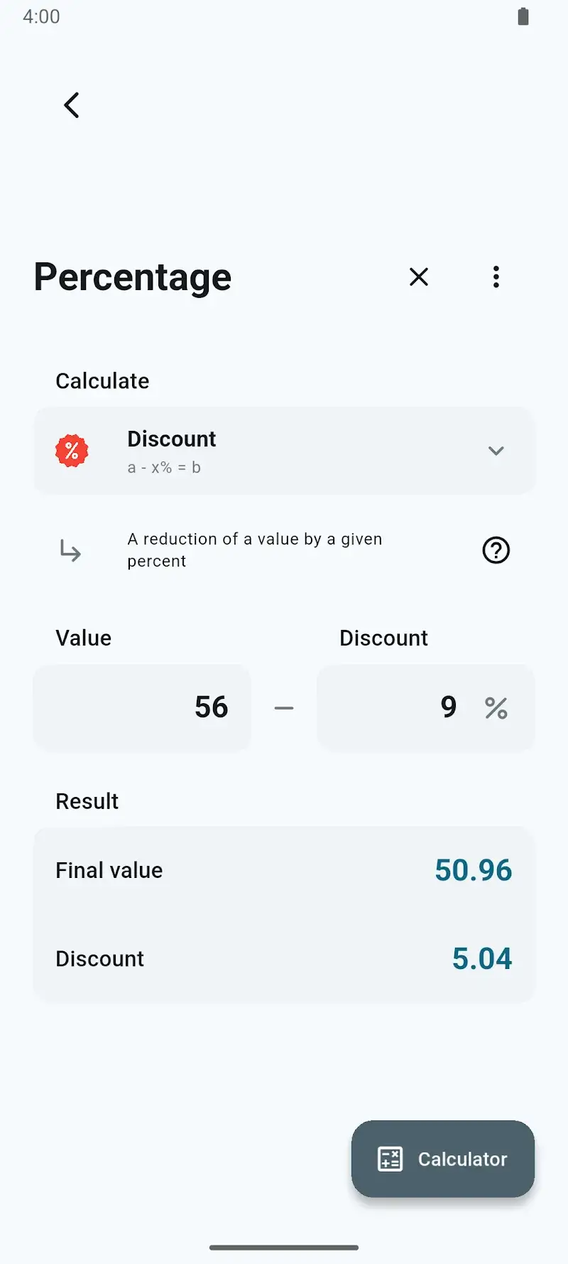 All-In-One Calculator capture d'écran 3