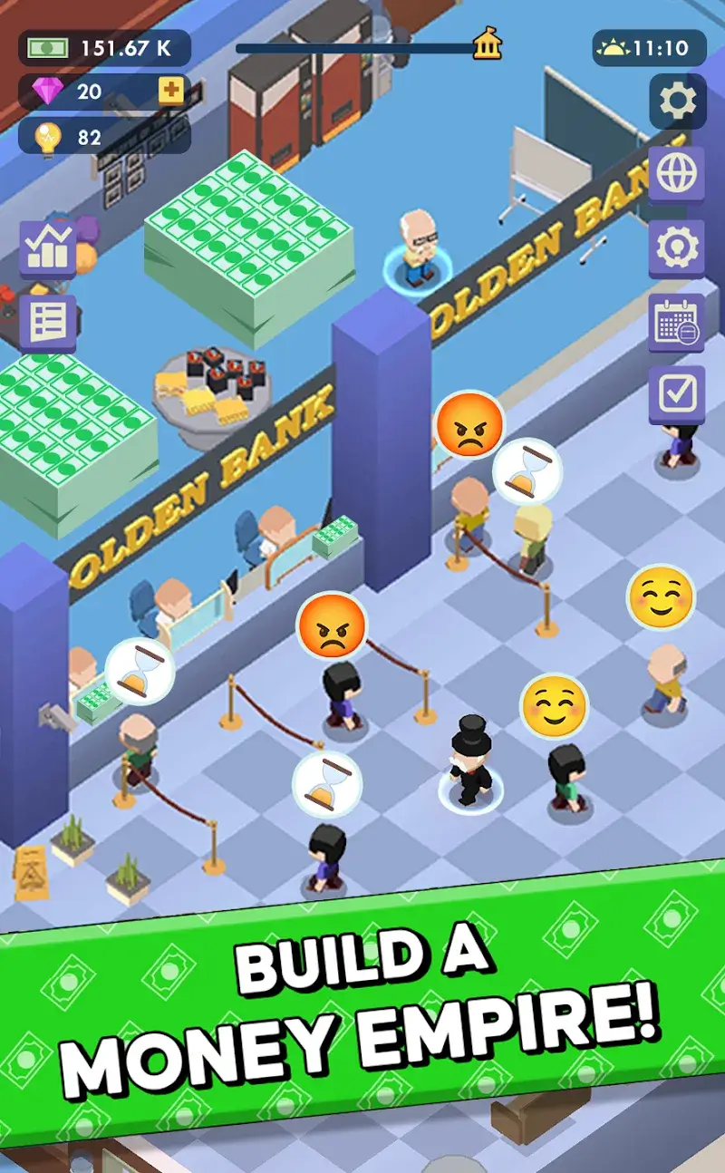 Idle Bank gameplay screenshot 2