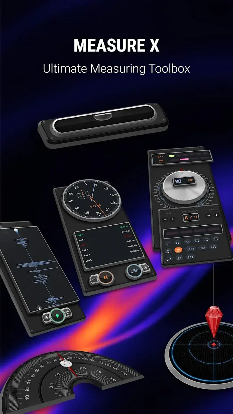 Captura de tela 1 do Measure X PRO: Smart Pro Tools