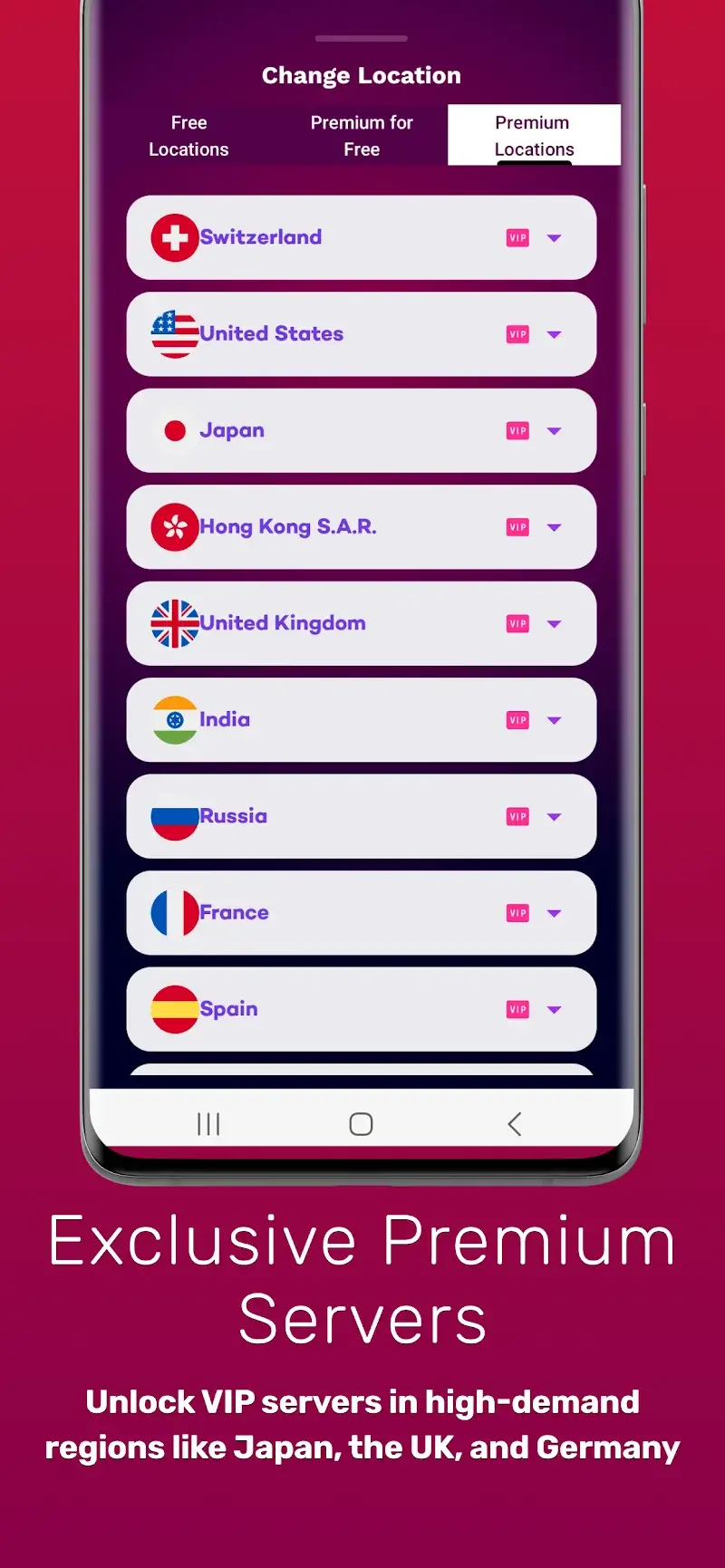 Captura de Pantalla 4 de VPN Space - Secure VPN Proxy