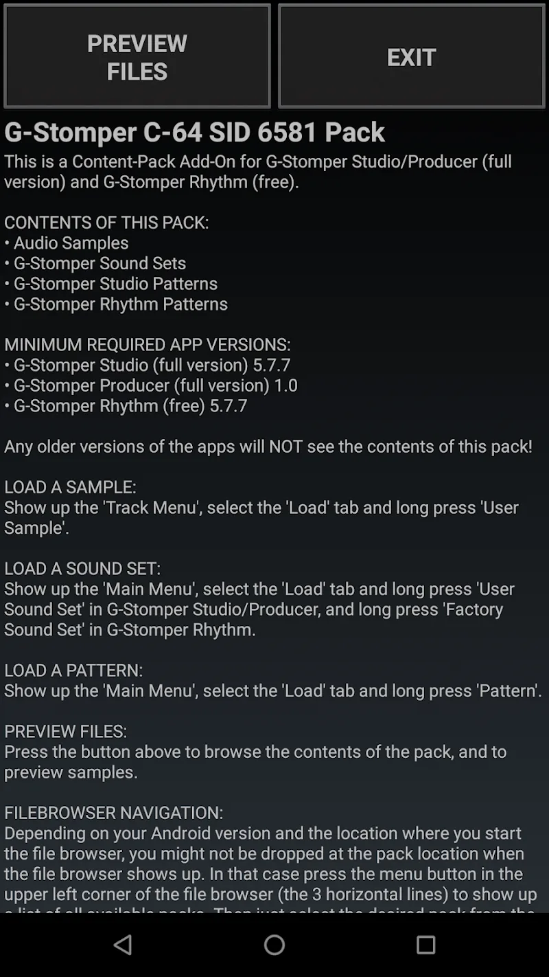 G-Stomper C-64 SID 6581 Pack screenshot 3