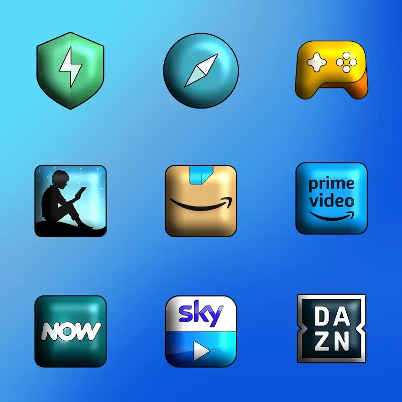 Capture d'écran 5 de MiOS 3D - Icon Pack