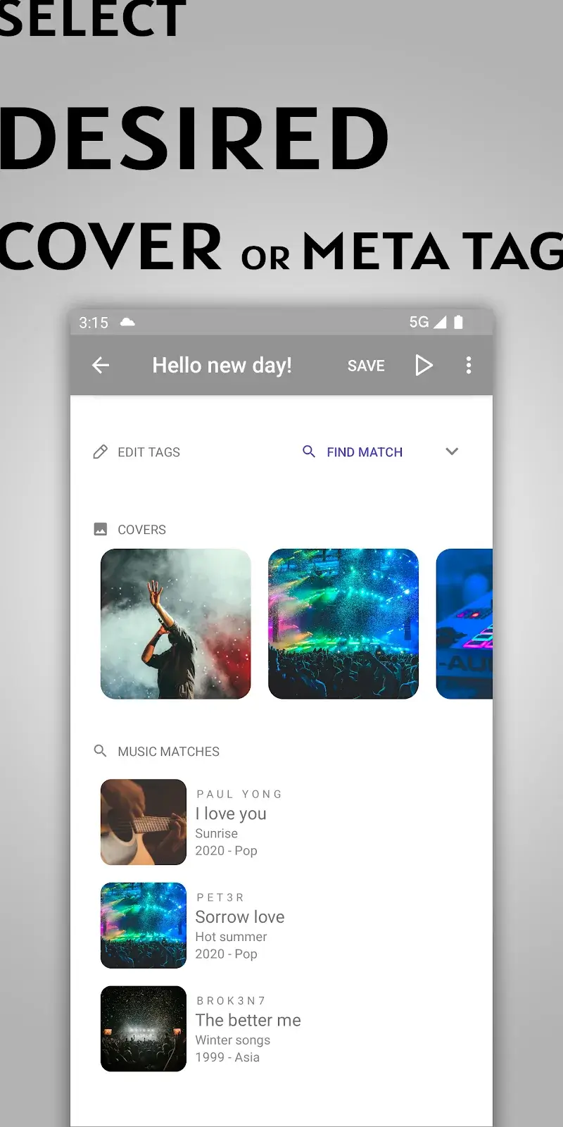 Screenshot Smart MP3 Tag Editor 4