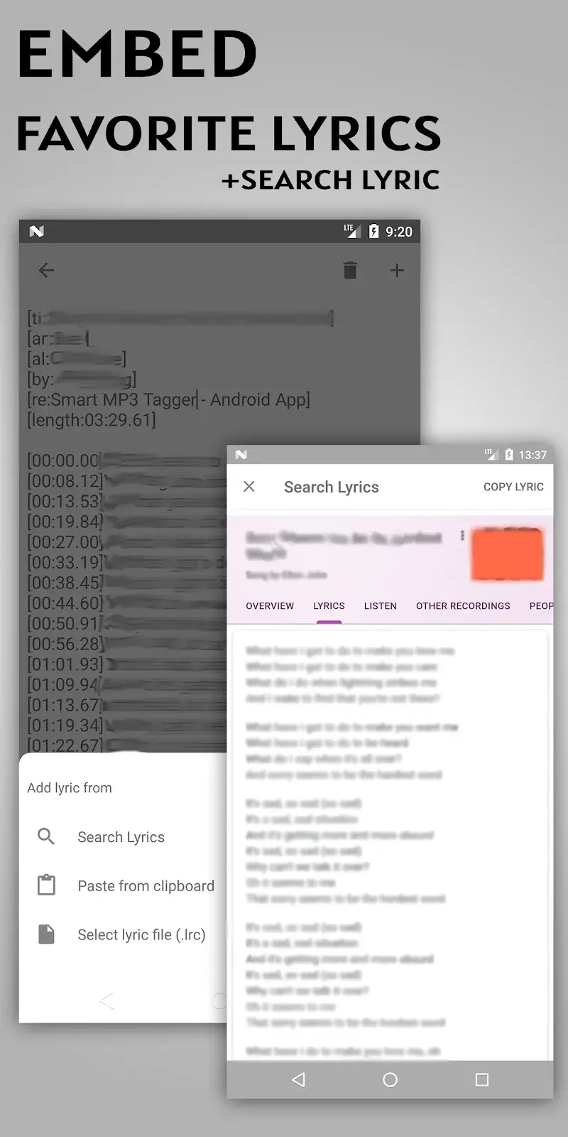 Screenshot Smart MP3 Tag Editor 6