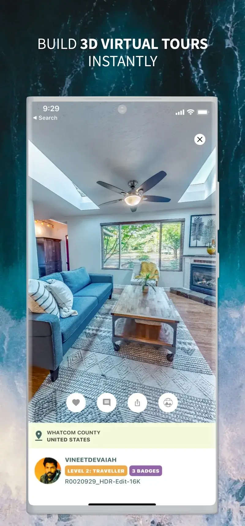 Panorama 360 & Virtual Tours capture d'écran 3