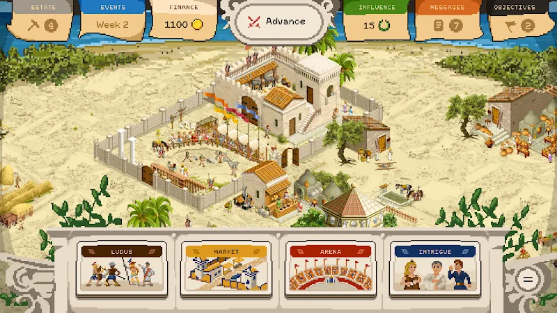 Captura de pantalla de Gladiator Manager 3