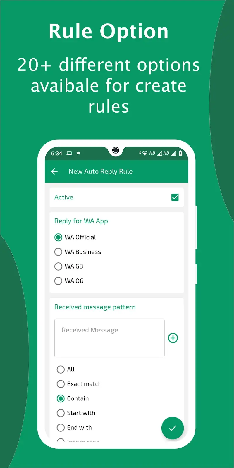 Capture d'écran 2 Auto Reply Chat Bot