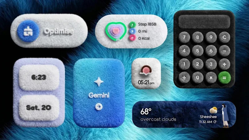 Fluffy OneUi Kwgt screenshot 3