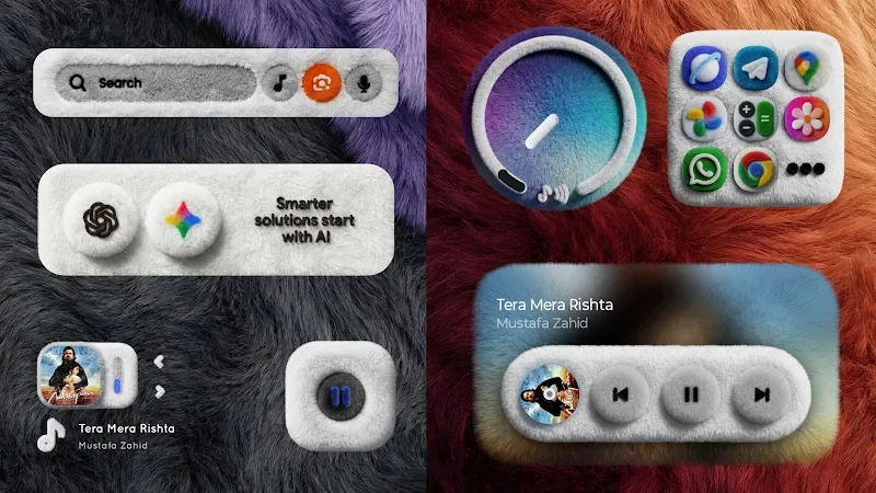 Fluffy OneUi Kwgt screenshot 4