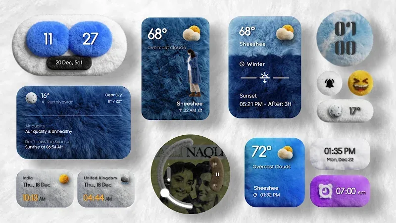 Fluffy OneUi Kwgt screenshot 2