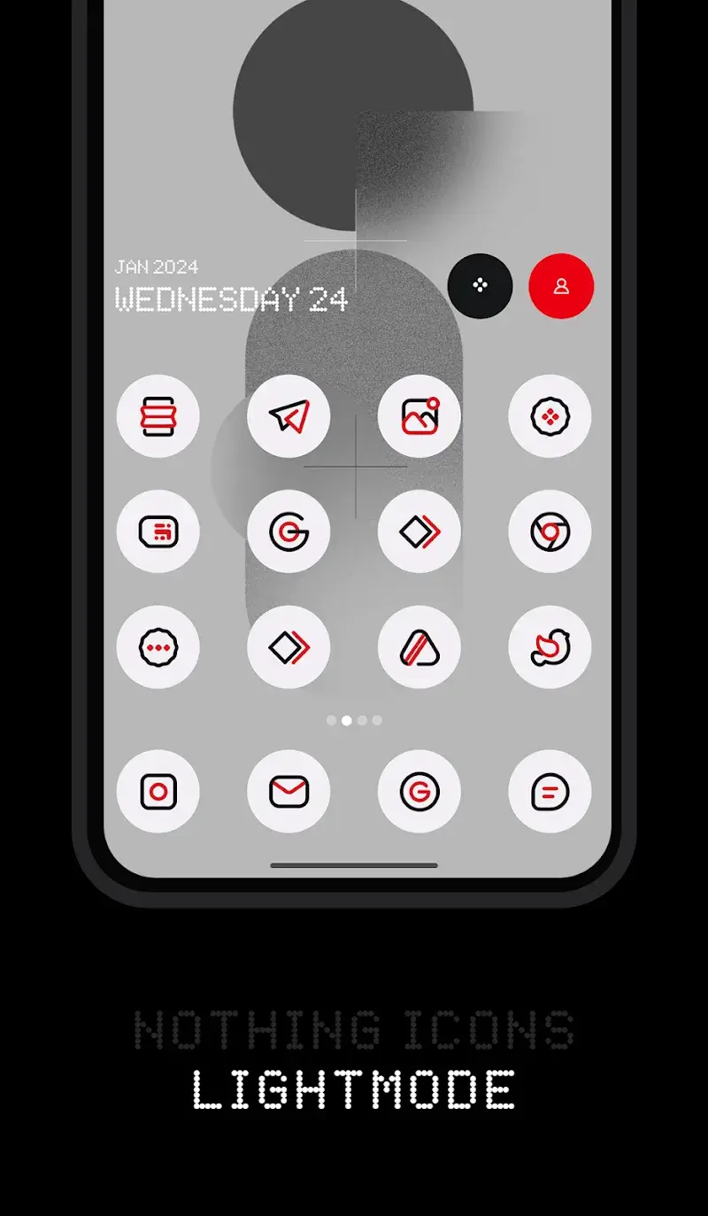 Nothing Icon Pack: Line captura de tela 2